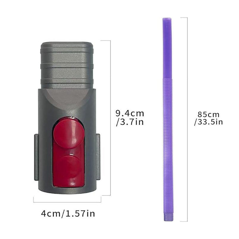For Dyson V7 / V8 / V10 / V11 / V15 / G5 Cordless Vacuum Dryer Vent Cleaner Kit Hose Attachment Purple