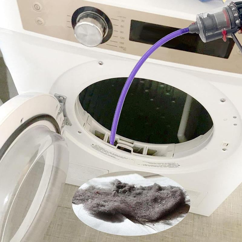 For Dyson V7 / V8 / V10 / V11 / V15 / G5 Cordless Vacuum Dryer Vent Cleaner Kit Hose Attachment Purple