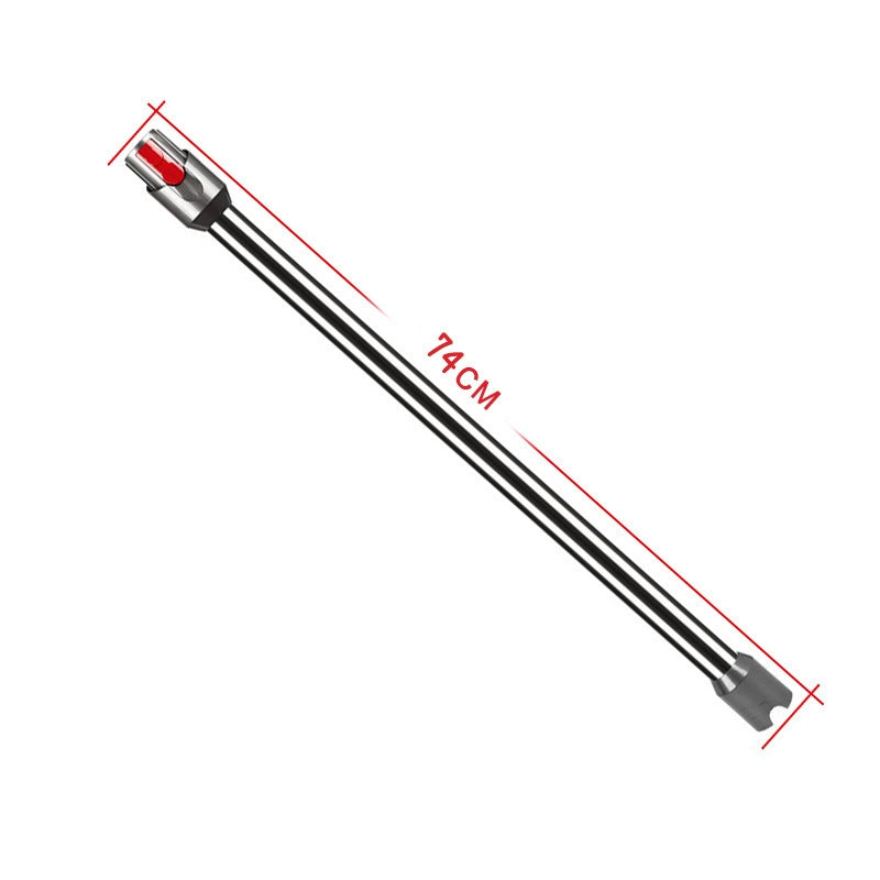 For Dyson V10 Digital Slim / V12 Vacuum Cleaner 74cm Extension Pole Metal Straight Pipe Accessories(Purple)