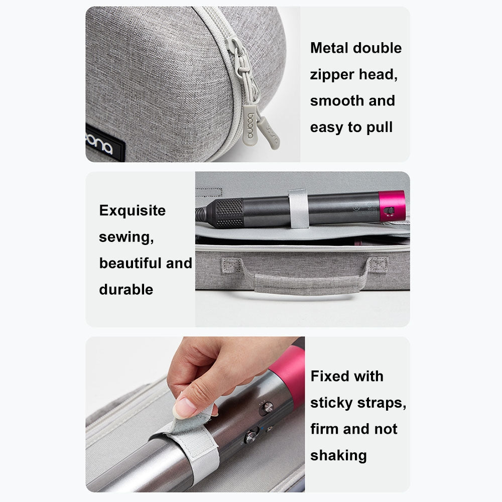 Baona BN-F037 For Dyson HS05 HS01 Large-capacity Handheld Curling Iron Storage Bag(Black)