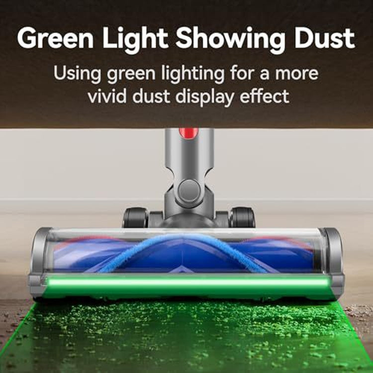 For Dyson V7 V8 V10 V11 V15 Soft Velvet Suction Head With Full Range Dust Display Light