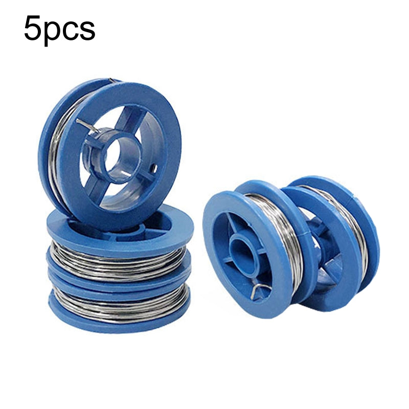 0.8mm 5pcs High Purity Small Rolls Of Non Cleaning Soldering Wire Soldering Assistance Tools