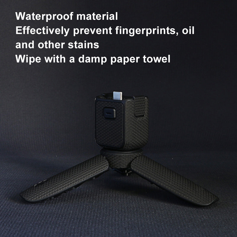 For DJI Pocket 3 Camera Stickers Anti-scratch Non-adhesive Protective Film(Matrix Black)