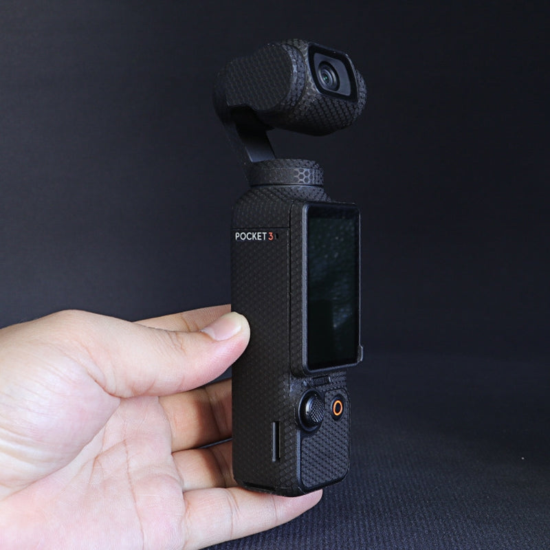 For DJI Pocket 3 Camera Stickers Anti-scratch Non-adhesive Protective Film(Matte Black)