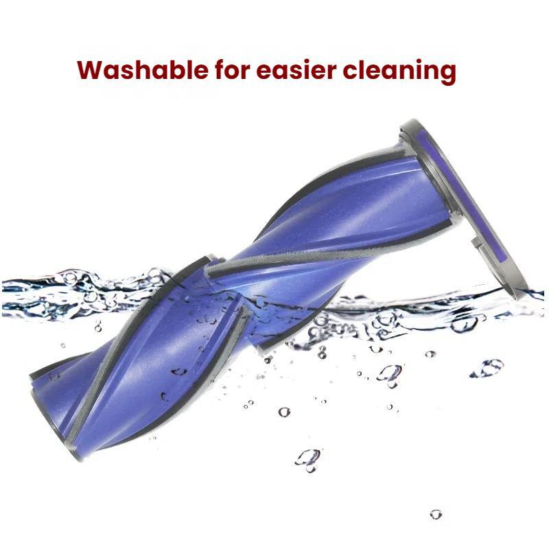 For Dyson V7 / V8 / V10 / V11 / V15 Vacuum Cleaner Direct Drive Anti-entanglement Brush Head with Green Light