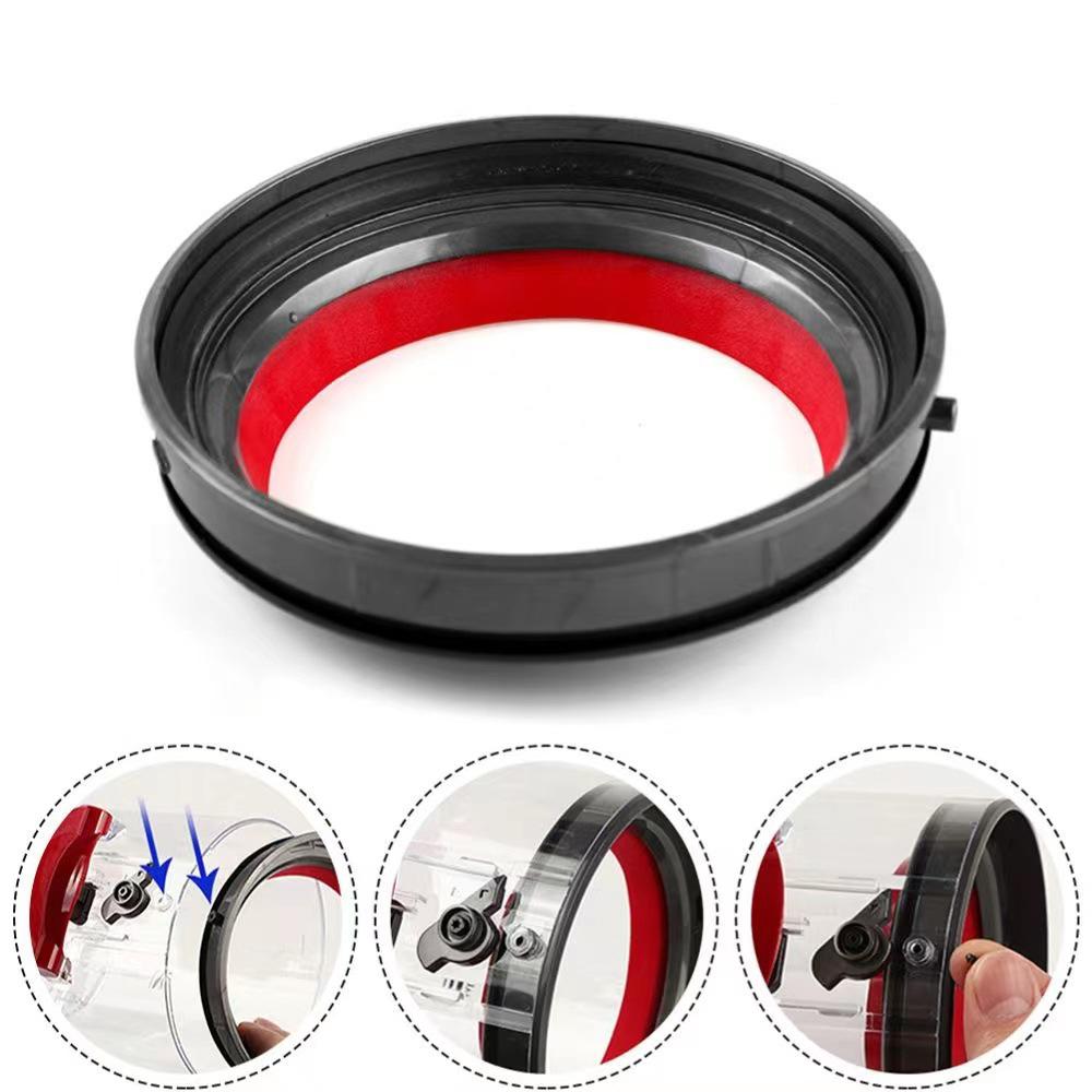 For Dyson V12 Dust Bin Red Silicone Ring Vacuum Cleaner Replacement Parts