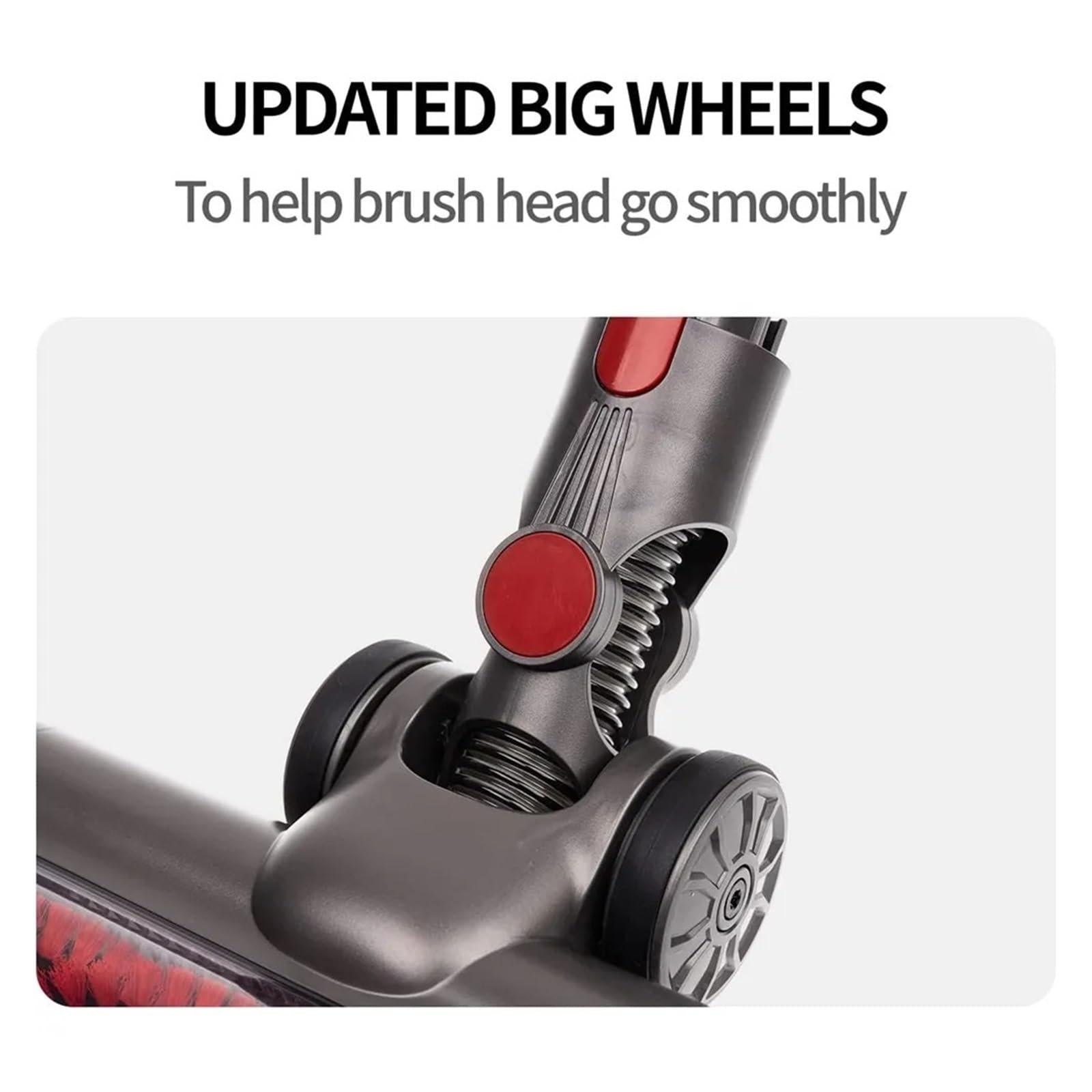 For Dyson V7 / V8 / V10 / V11 / V15 Vacuum Cleaner Floor Brush Carbon Fiber Attachment, Spec: 3pcs /Set