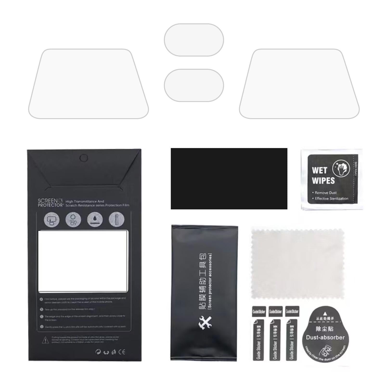 For DJI Flip CQT 4 In 1 Drone Nano Lens Radar Scratch Resistant HD Full Wrap Protective Film