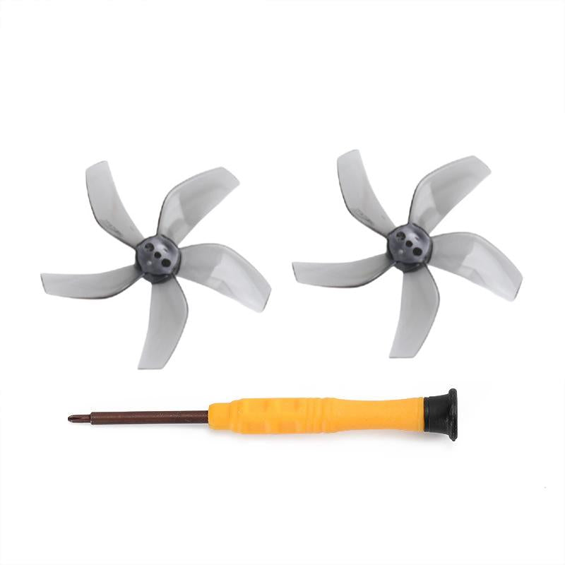 1pair For DJI Neo RCSTQ Drone 5 Blade Paddle Quick Release Replacement Blade(Gray)