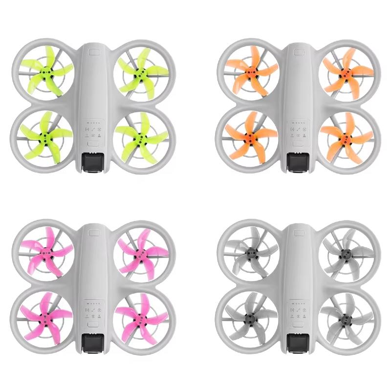 1pair For DJI Neo RCSTQ Drone 5 Blade Paddle Quick Release Replacement Blade(Pink)