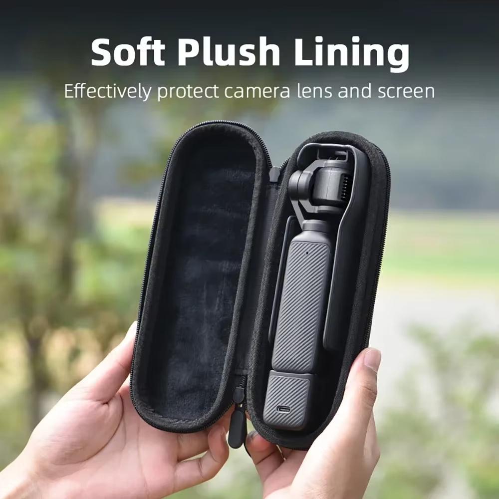 For DJI OSMO Pocket 3 BRDRC Storage Bag Standalone Handy Case Protective Pouch(Nylon Black)