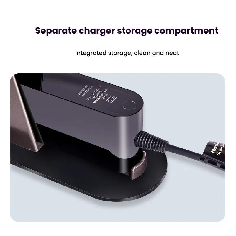 For Dyson Airstrait Straightener HT01 Desktop Vertical Stand with Charger Storage Compartment