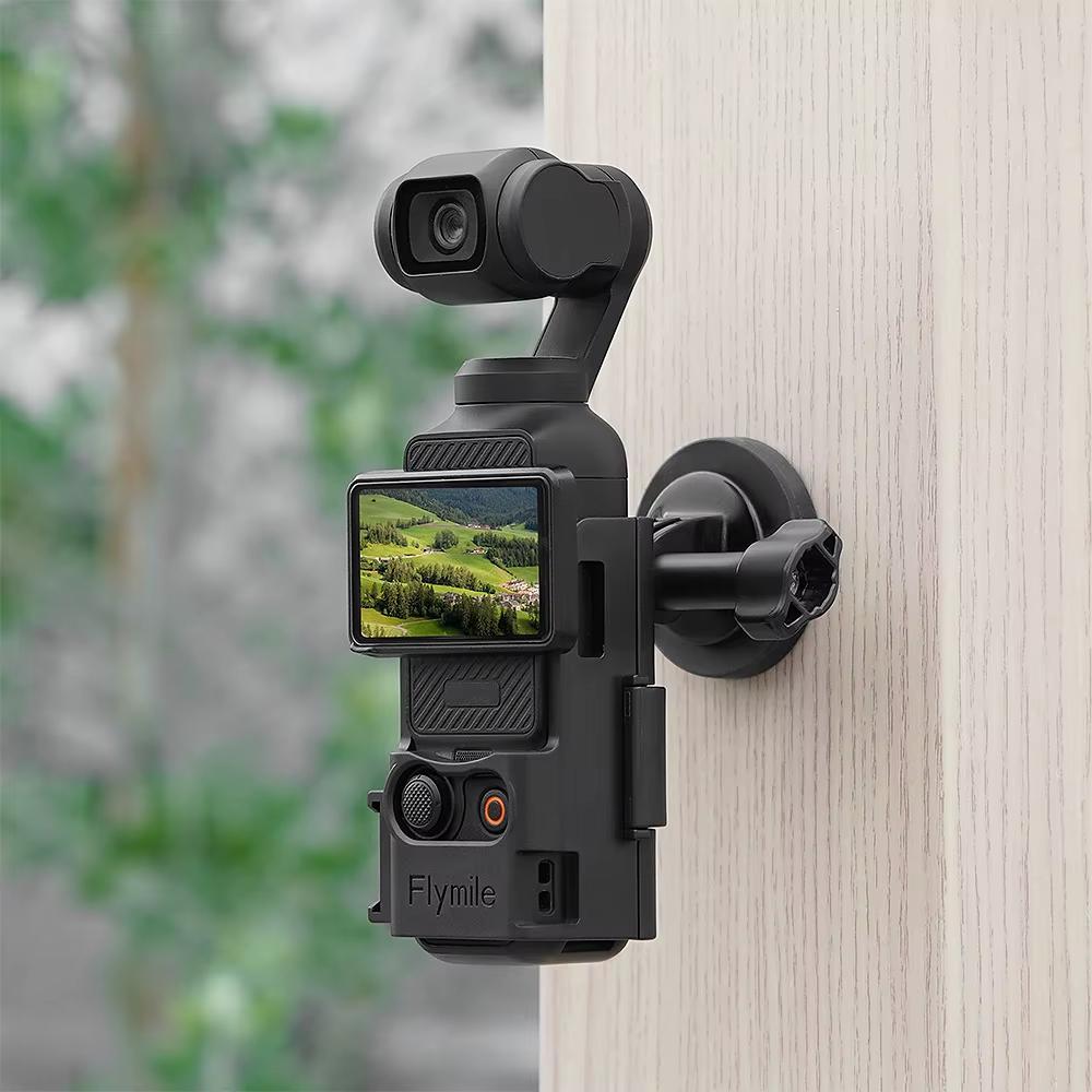 6pcs /Set For DJI Osmo Pocket 3 Flymile Magnetic Bracket Fixed Base Back Clip Adapter Bezel Accessories