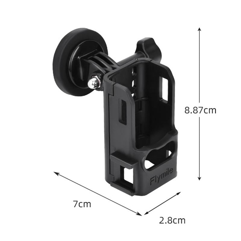 6pcs /Set For DJI Osmo Pocket 3 Flymile Magnetic Bracket Fixed Base Back Clip Adapter Bezel Accessories