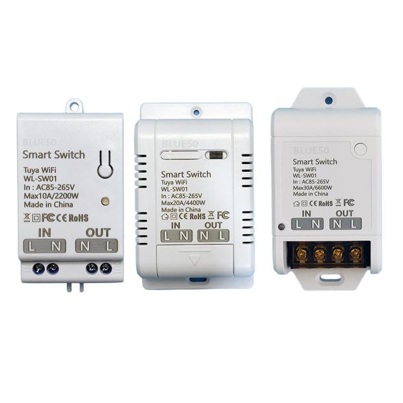 10A  Tuya WiFi Smart Switch Supports Amazon ALEXA/Google HOME Voice Control