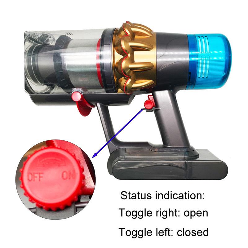 For Dyson V6 / V7 / V8 / V10 / V11 / V15 / V18 / Slim Vacuum Cleaner Switch Latch Holder, Style: Round Latch