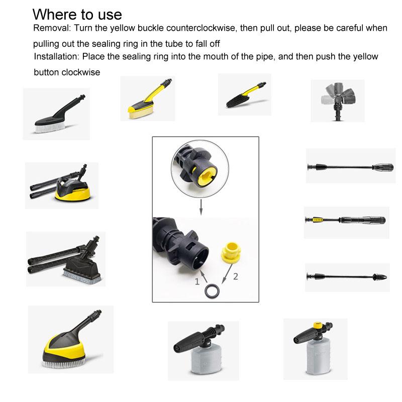 16pcs / Set For Karcher K2 / K3 / K4 / K5 / K6 / K7 High Pressure Washer O-Shape Sealing Ring
