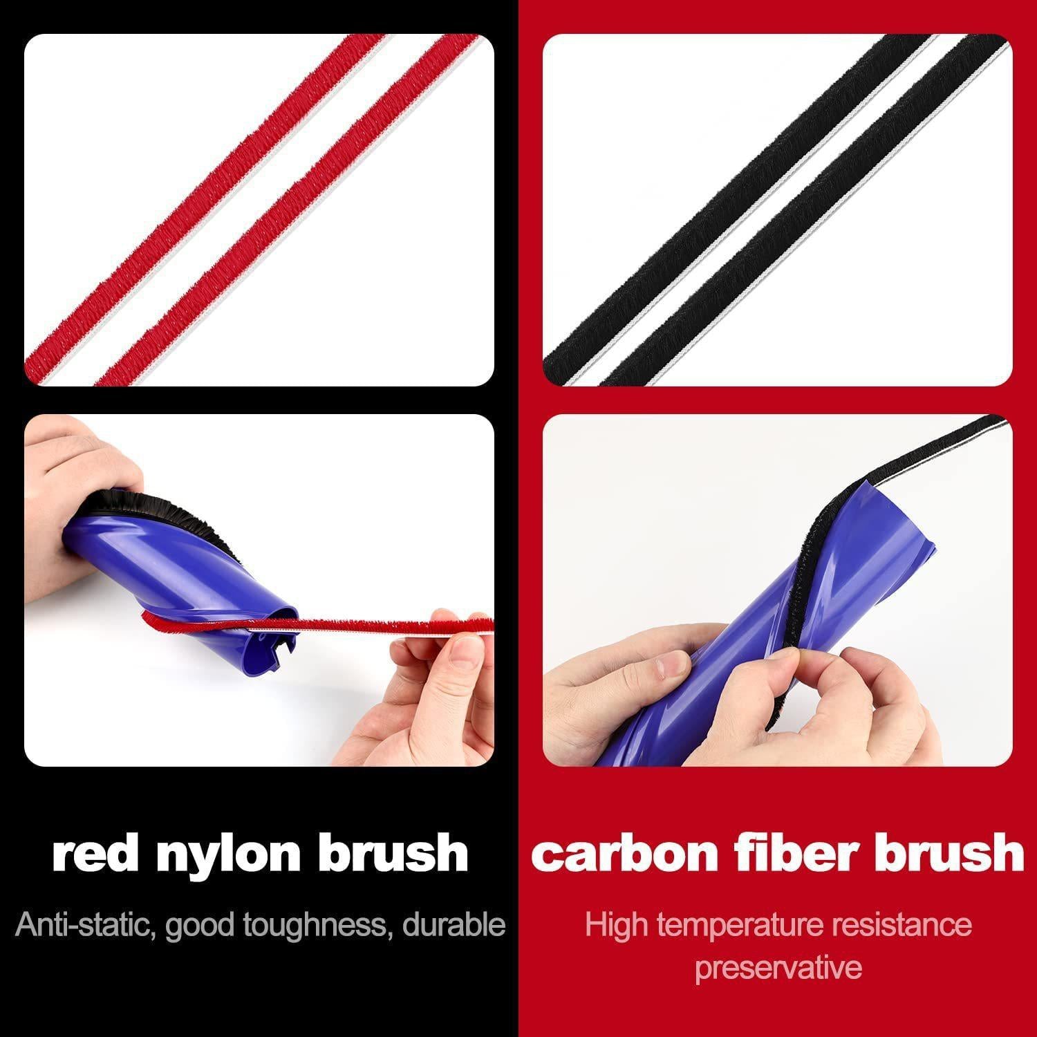 1set 571 Wide  Rolling Brush Plush Strips For Dyson Vacuum Cleaner V7 / V8 / V10 / V11 Direct Drive Brush Head