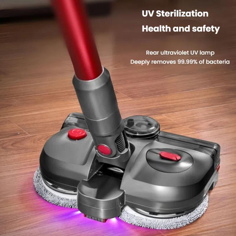 For Dyson V12 Slim / V10 Slim 4-In-1 Electric Mop Head With UV Sterilizer Light And Water Tank