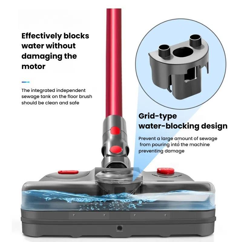 For Dyson V12 Slim / V10 Slim 4-In-1 Electric Mop Head With UV Sterilizer Light And Water Tank