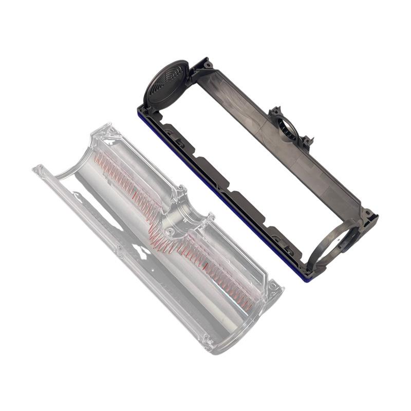 For Dyson V8 / V10 Vacuum Cleaner Anti-Tangle Direct Drive Floor Brushes Transparent Body Parts, Style: Shell Kits