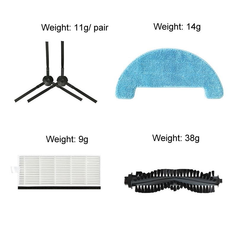 For ILIFE A4S / A40 / ECOVACS CEN550 Sweeping Robot Vacuum Cleaner Accessories Main Brush (Yellow)