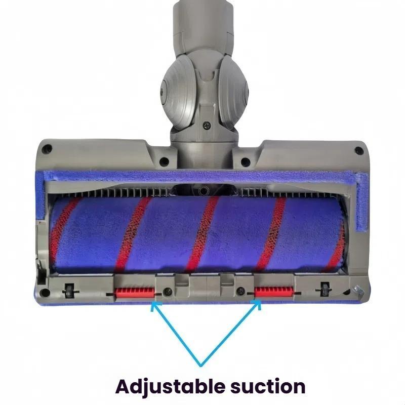 Adjustable Suction Floor Brush for Dyson V7 / V8 / V10 / V11 / V15 / G5 Vacuum Cleaners, Spec: Direct Drive Bristle Roller 