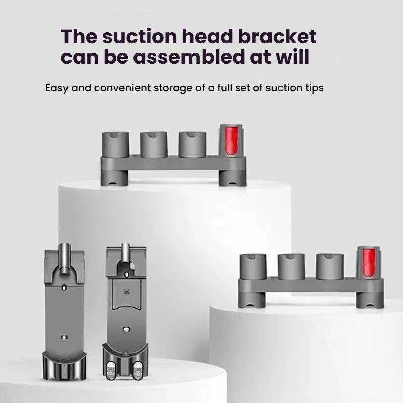 For Dyson V10 Slim Vacuum Cleaner Wall Mount Storage Rack Accessory Holder Holds Up to 10 Attachments