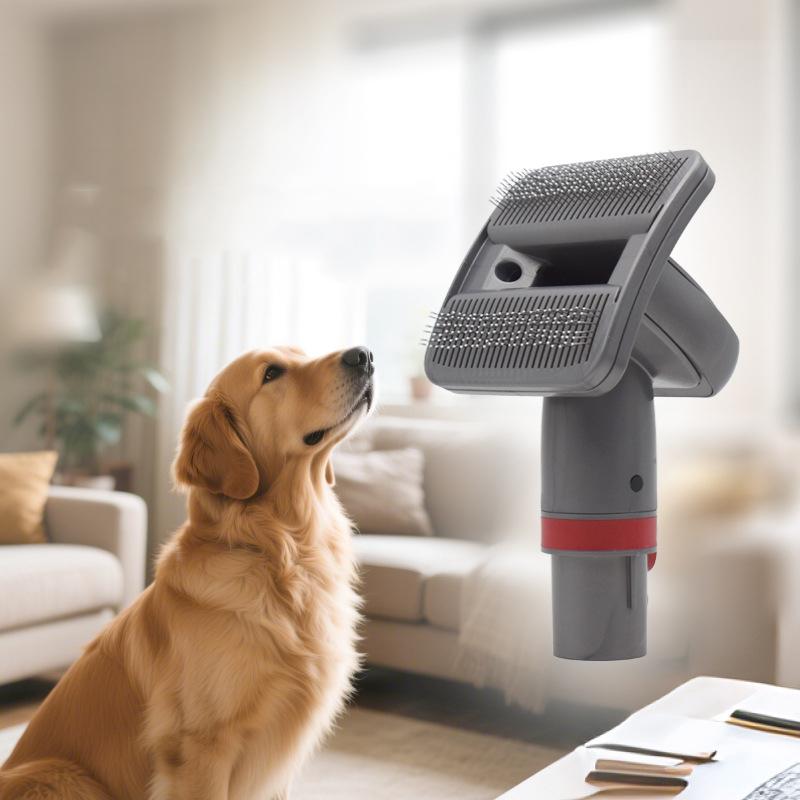 Pet Hair Brush Tool Attachment For Dyson V7/V8/V10/V11/V15 Vacuum(Gray)