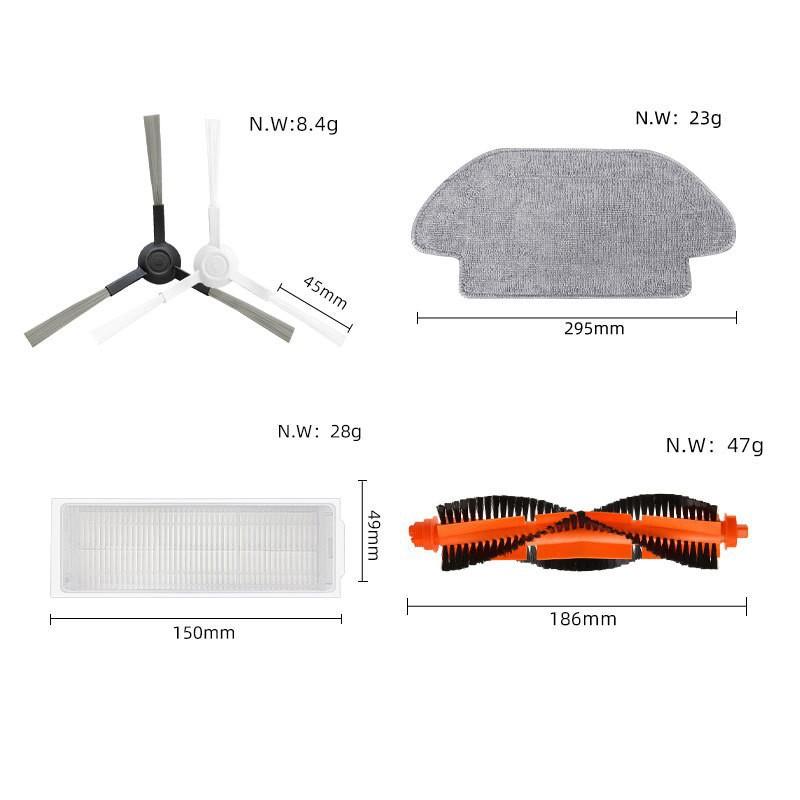 10 In 1 Kit For Xiaomi Mi Robot Vacuum Mop 3C STYTJ02YM Replacement Parts