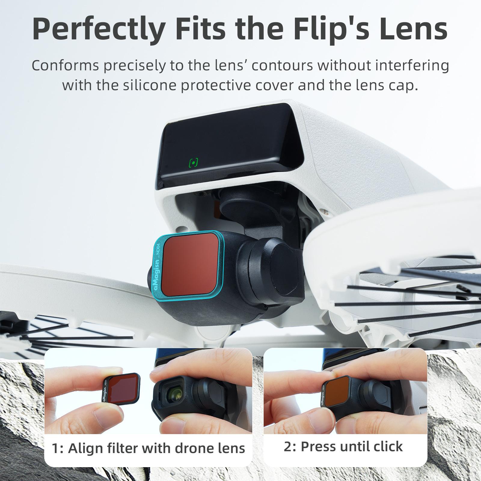 For DJI Flip aMagisn Filter Lens Accessories, Spec: 1/4 Miat