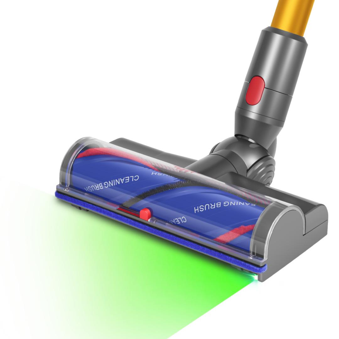 For Dyson V7/V8/V10/V11/V15  High Torque Direct-Drive Cleaner Head with Green Laser Dust Detection