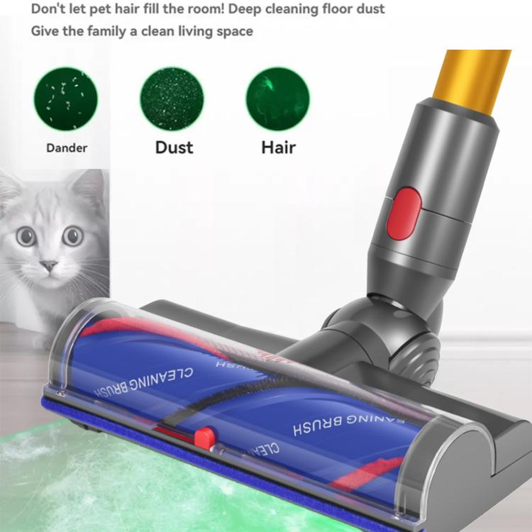 For Dyson V7/V8/V10/V11/V15  High Torque Direct-Drive Cleaner Head with Green Laser Dust Detection