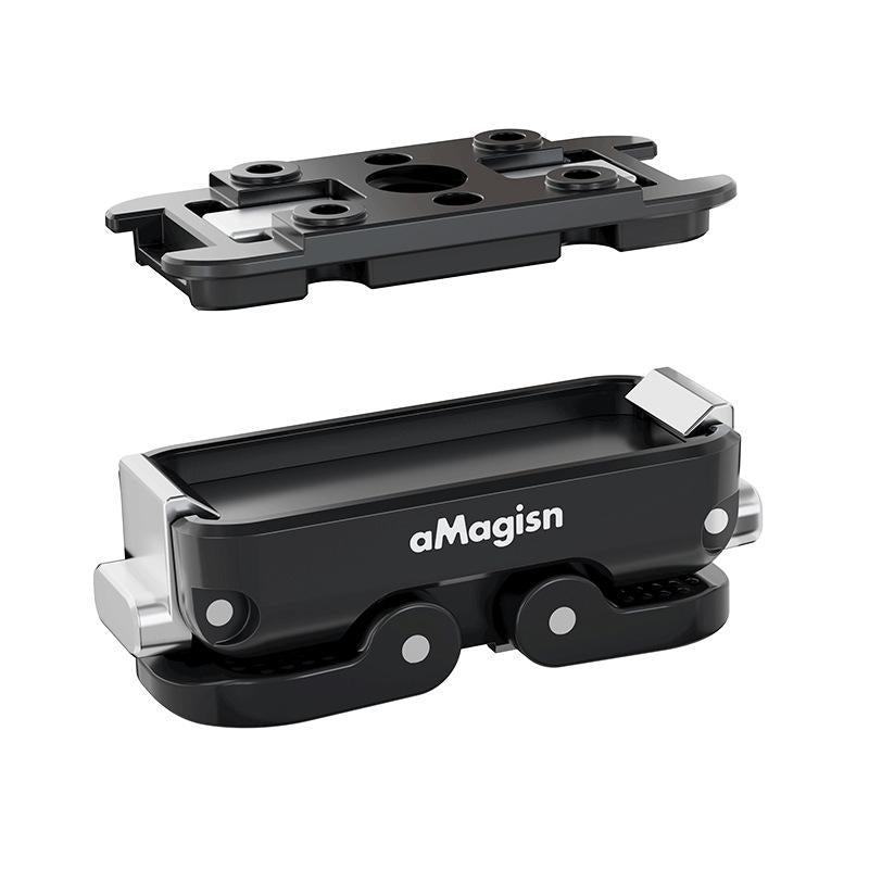 aMagisn Magnetic Quick Release Adapter for GoPro HERO13/12/11/10/9/8/11 Mini/MAX 2-in-1 Kit