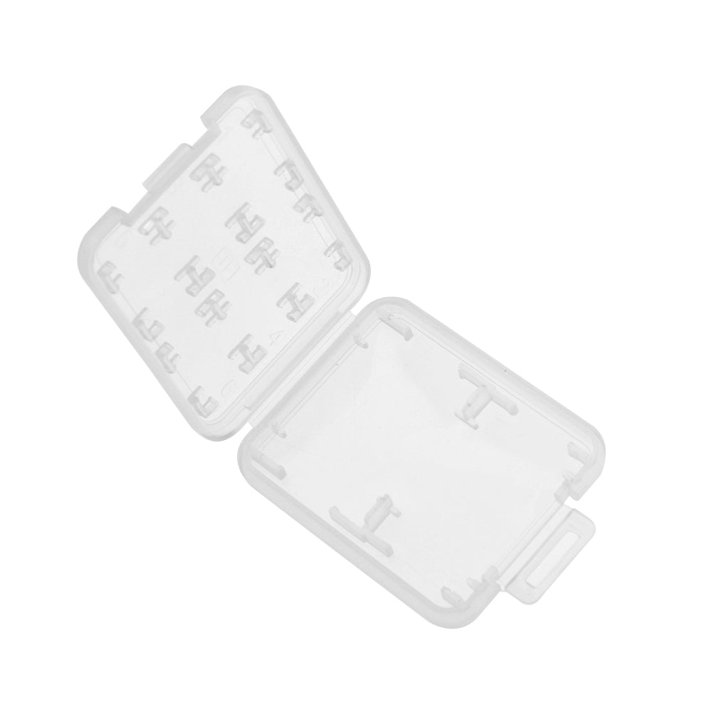 10 PCS Mini Transparent Multifunctional Storage Card Box