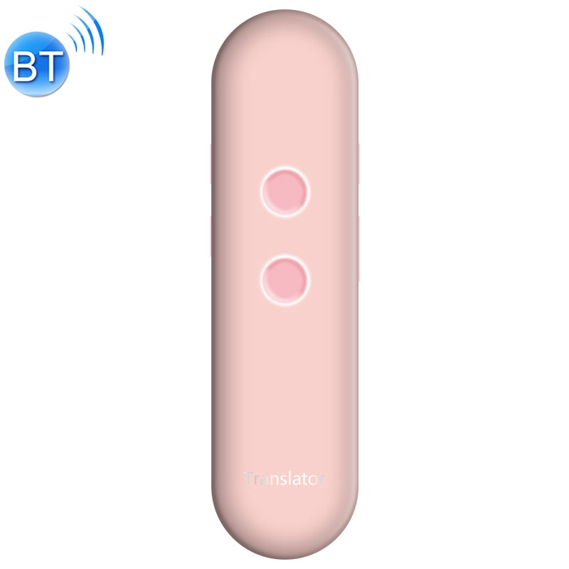 T4 Portable AI Smart Voice Translator Business Travel Real Time Translation Machine Support 42 Languages (Pink)