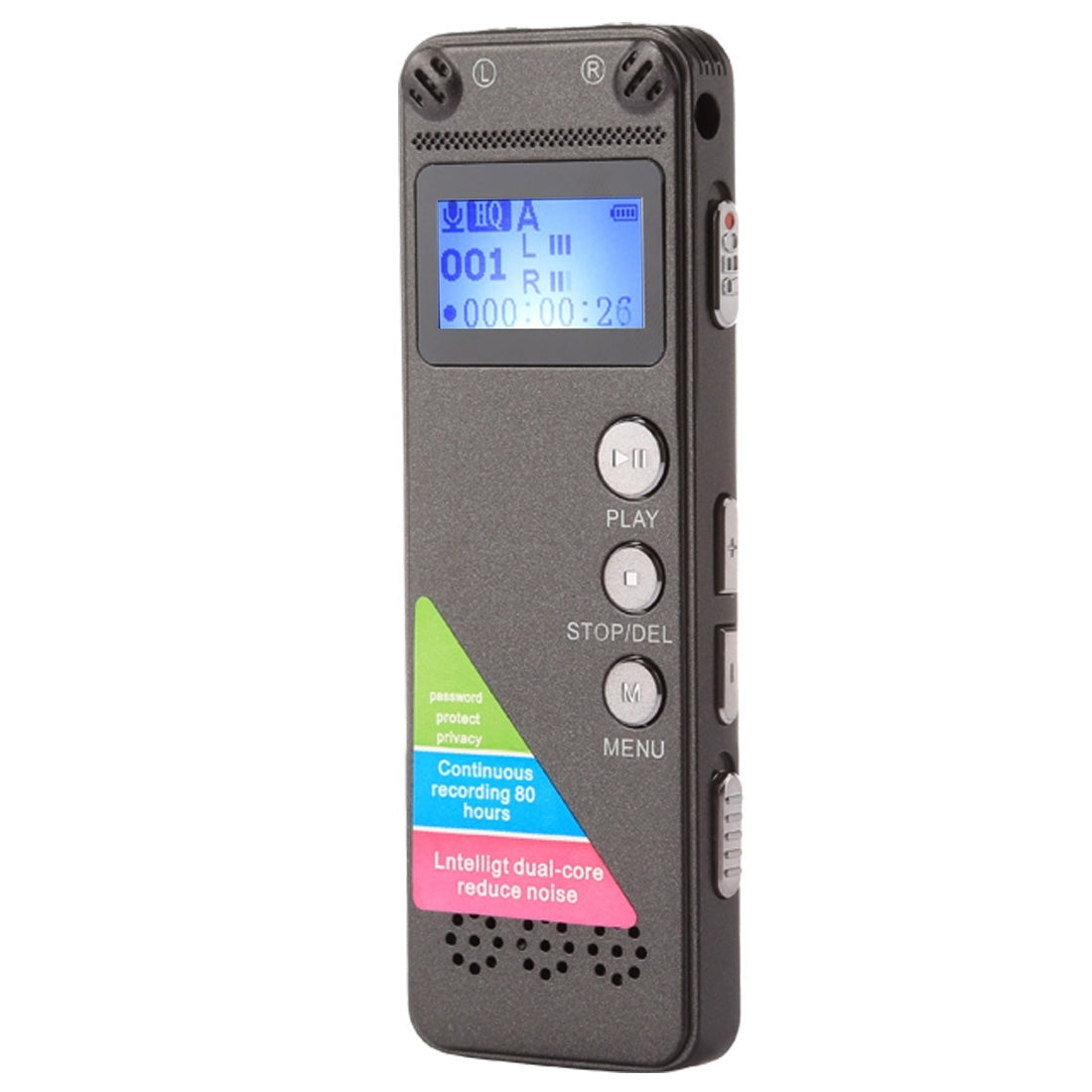 VM31 Portable Audio Voice Recorder, 16GB, Support Music Playback