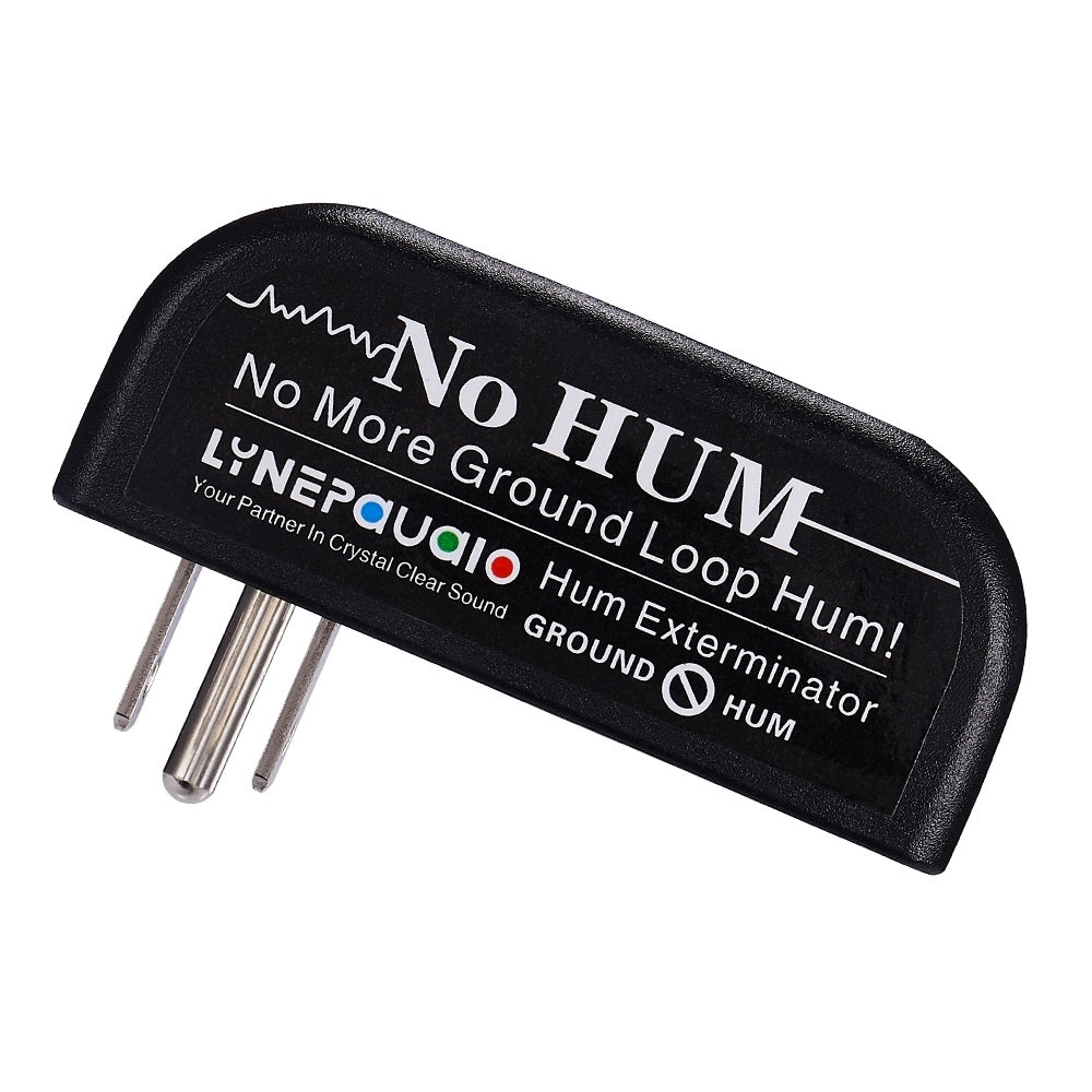 LINEPAUDIO B983 AC Ground Circuit No-Hum Buzz Eliminator, US Plug (Black)