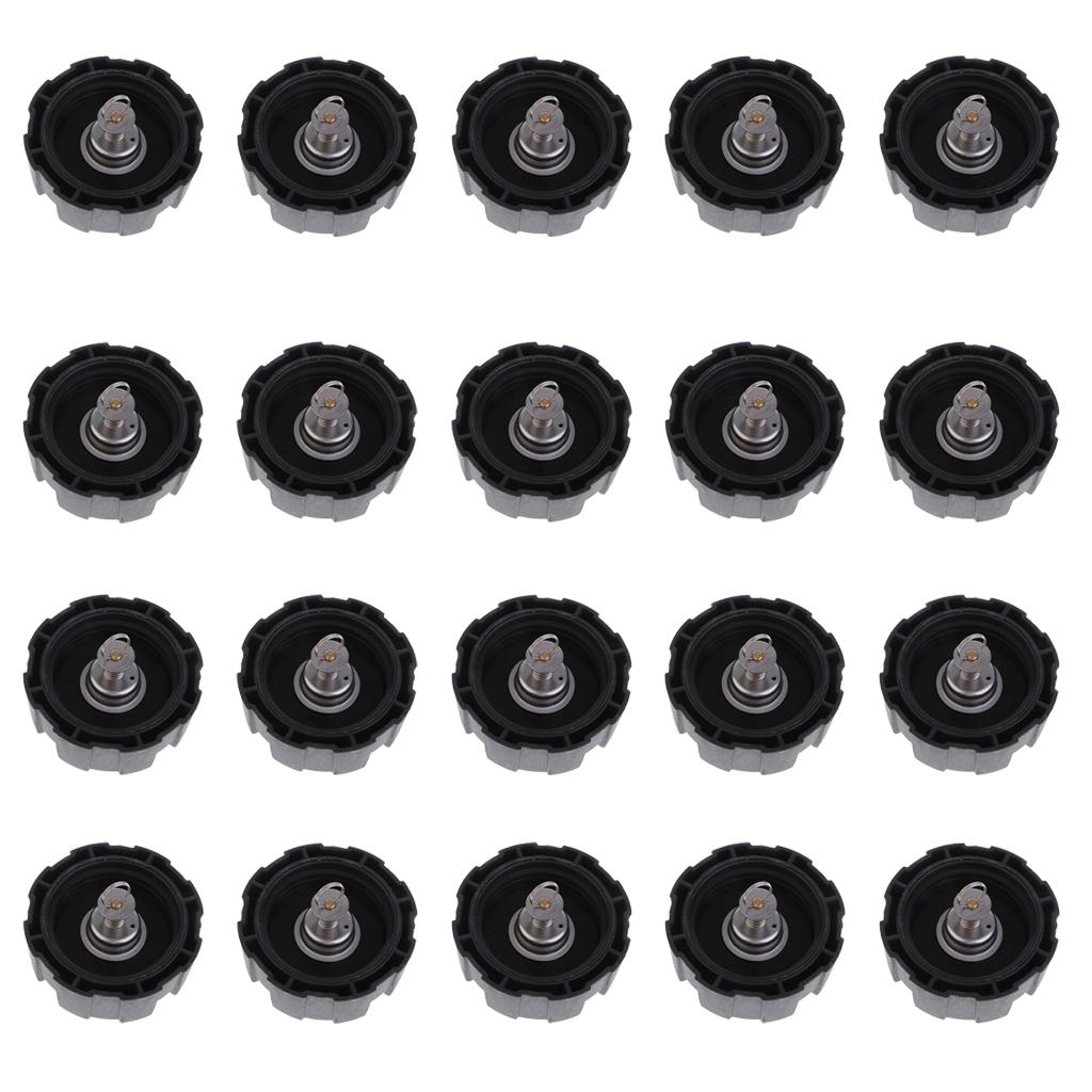 20pcs Black Universal Marine Outboard Engine Oil Tank Case Cover Plastic