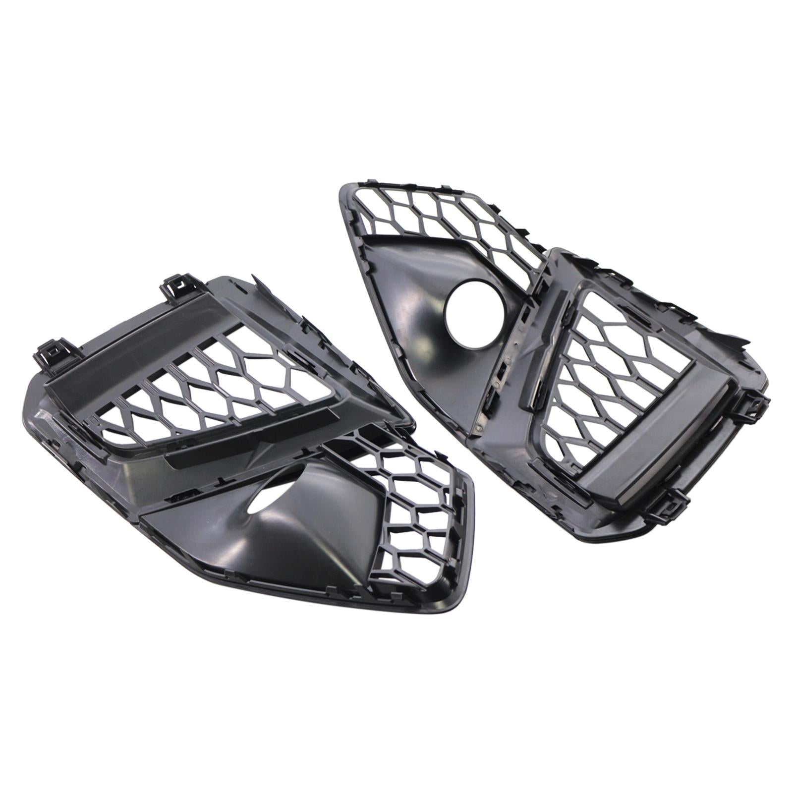 Pair of Fog Lamp Grille Accessories for Audi S4 A4 20-2022 8W0807682Amt94