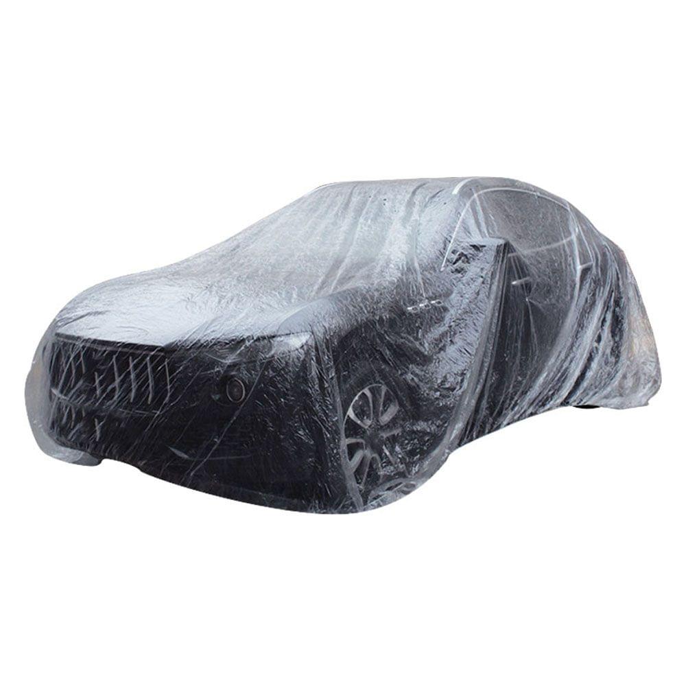 Clothing Hood PE Film Rain Shield Disposable Car Clothes - L